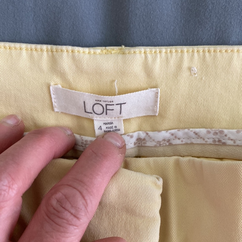 Loft Marisa 4 yellow pant - Picture 4 of 9
